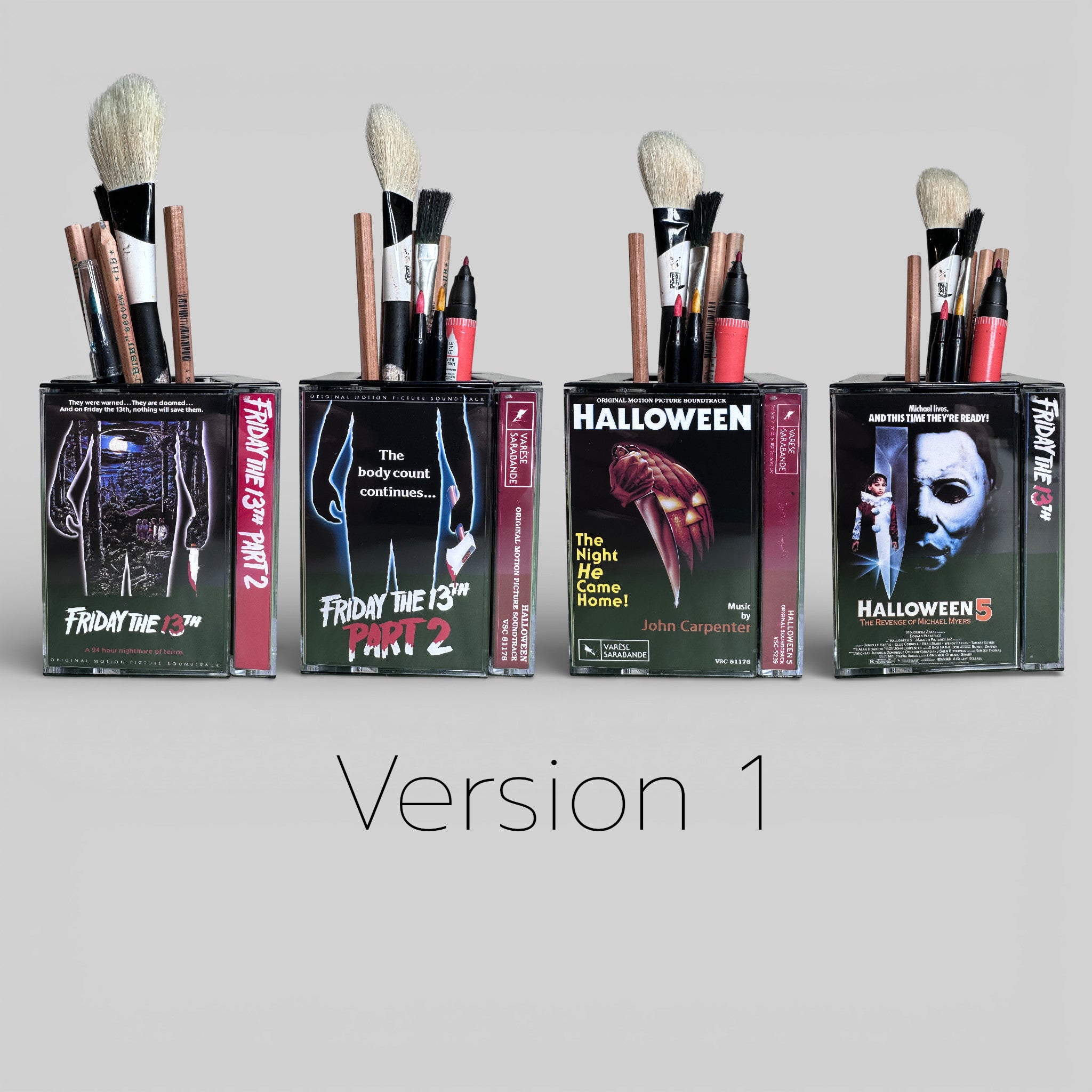 Vintage Horror Movie Desk Organizer