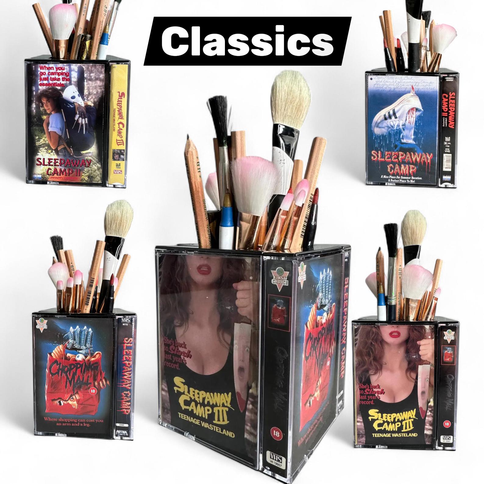 Vintage Horror Movie Desk Organizer