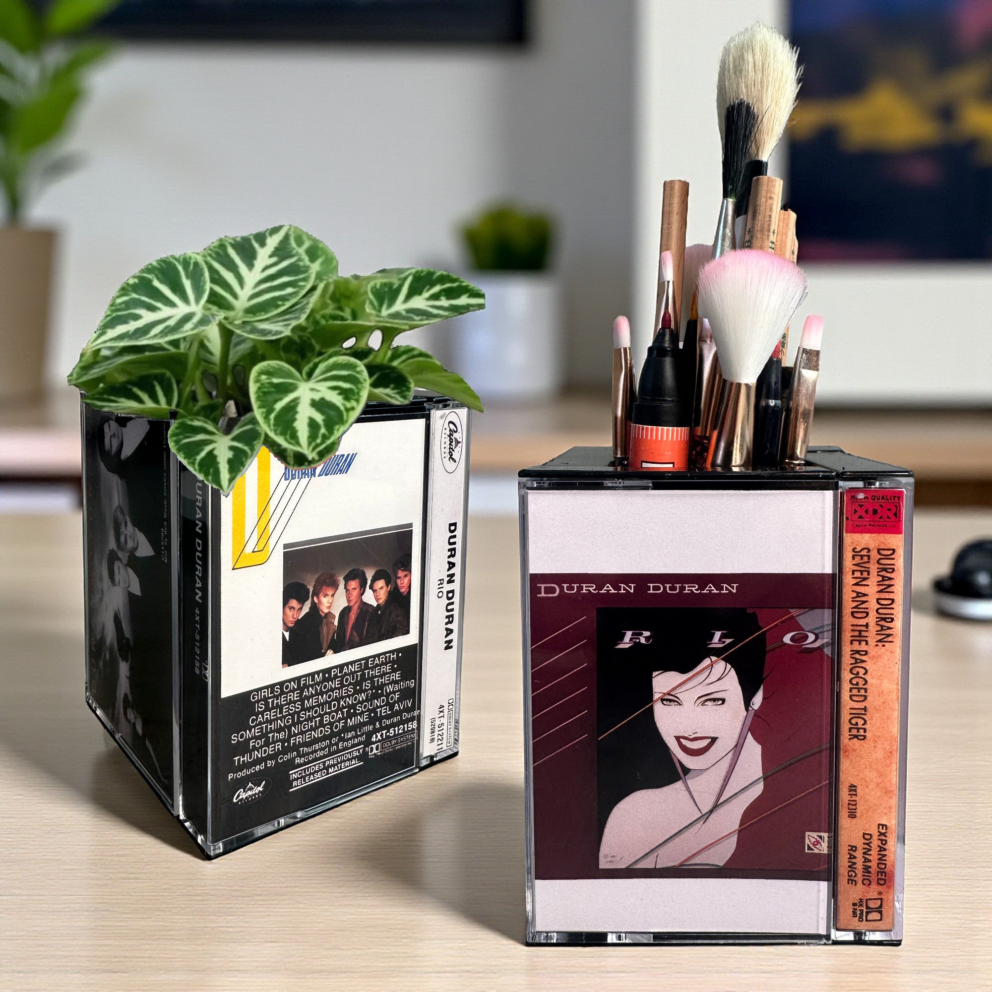 Vintage Duran Duran Cassette Tape Desk Organizer